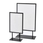 Retail store countertop advertising board poster display label rack bracket