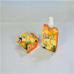 reusable plastic custom drink pouches bags clear drink pouch with straw