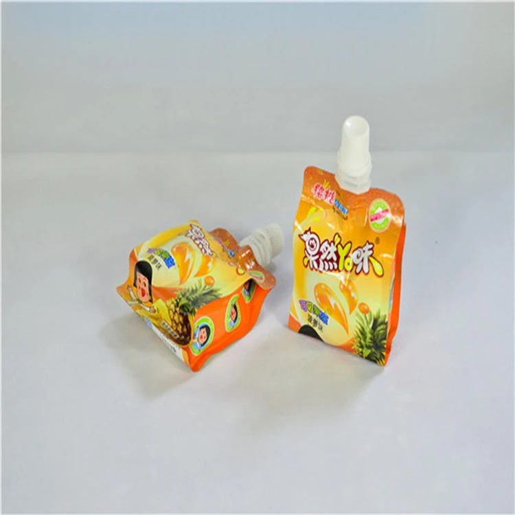 reusable plastic custom drink pouches bags clear drink pouch with straw