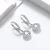 Import RINNTIN SE243 New Arrival Women Jewelry 925 Sterling Silver Wedding Earrings from China