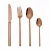 Import Rose gold cutlery fork spoon knife rose gold flatware cutlery set from China