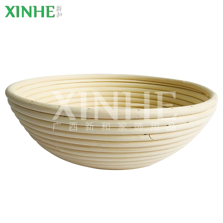 Round Bread Rattan Bowl Factory Wholesale Food Grade Handmade  Proofing Basket In Baking &amp; Pastry Tools