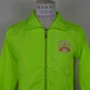 Round neck fluorescent green reflective safety Clothing
