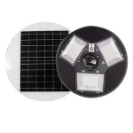 Round new design led solar street light for garden 120W 250W Courtyard solar Road Lamp