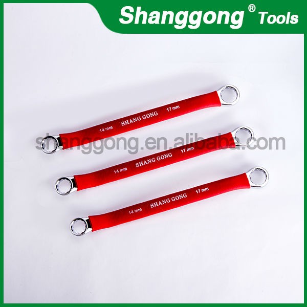 Rubble Handle Double Offset Ring Spanner crows foot wrenches