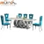 Ruiya Furniture modern design round frame stainless steel marble coffee table