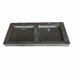 Samistone Stone Basin Natural Blue Lime Stone Wash Basin For Bathroom