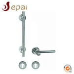 Satin Hollow Types Furniture Handles Door handle Lock Set for Internal & External Door