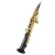 Import Sax professional   Black Nickel Gold Lacquer Good Quality Wind Instrument Soprano Saxophone Hotsale from China