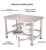 Import School canteen dining table restaurant table and chair set from China