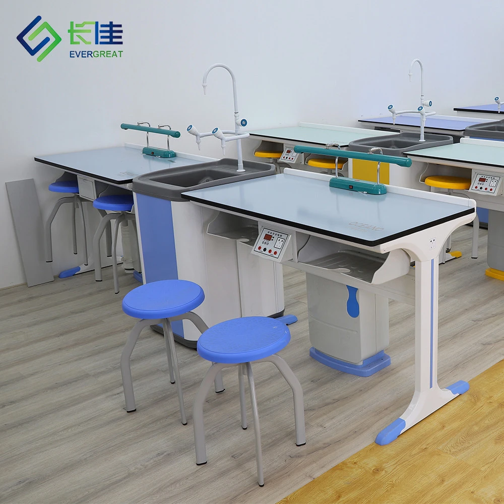 School laboratory furniture work bench lab tables and chairs