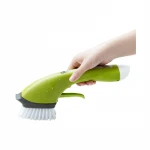 Scrub Brush with Soap Dispenser for Kitchen Pan, Pot, Sink and Dish Washing, for Bathroom Bathtub and Swimming Pool Cleaning