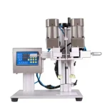 Semi Automatic Pneumatic Laundry Liquid Washing Refined Spray Bottle Cap Sealing Machine Plastic Bottle Close Bottle Cap Machine
