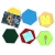 Import Set of 6 Hexagon Self Adhesive Bulletin Memo Photo Boards for Wall Decor from China