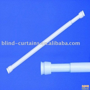 Shower curtain rod and accessories