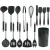 Import Silicone Cooking Utensils Set of 14 pieces with Holder, Nonstick Cookware Heat Resistant Kitchen Tools from China