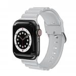 silicone strap for apple watch band 44 40 42 38mm smartwatch wristband sport bracelet for iwatch serie 3 4 5 6 se