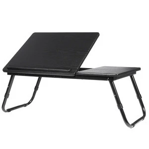 Simple Compact Computer Desk Assemble China Foldable Laptop Stand With Metal