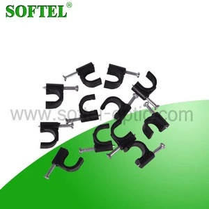 [Skype account: softel009 ] plastic circle nail wire cable clip