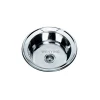 Small and Durable Single Bowl Stainless Steel Kitchen Sink for Wash Dinnerware 510*510mm