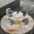 Import Small round table in Nordic style modern luxury top round marble dining table Coffee table and chair set from China