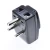 Small South Africa plug adapter Type D round 3 pins 10A Black White India Pakistan Dubai electric charge power plug socket
