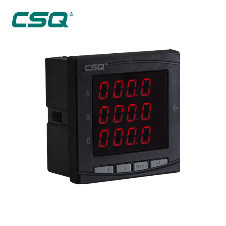 Smart AC 380V CE/CB voltage 3 phase digital panel meter LED display voltage meter for generator supplier