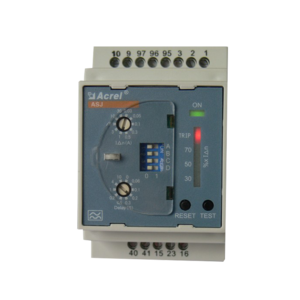 smart din rail earth leakage fault protection relay residual current relay for electrical circuit protection safety ASJ