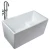 Import Soaking White Luxury Acrylic Freestanding Sitting Mini Bath tub from China