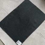 soft felt 90% wool gray color wholesale wool fabric for coat quick delivery