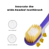 Soft  toothbrush Adult household 65 hole Wide toothbrush head 6 pens spot goods can customize
