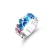 Import Special 925 sterling silver enamel engagement schmuck set jewelry from China