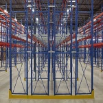 Stacking Racks Display Warehouse Rack Supermarket Display Rack Rust Protection Steel Red Robot Blue Metal OEM Customized Layer