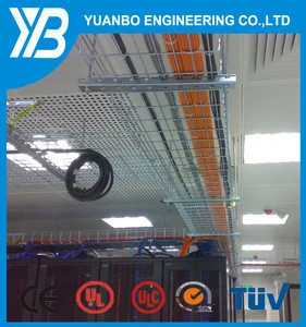 stainless steel 304/316/316L and carbon steel wire mesh cable tray