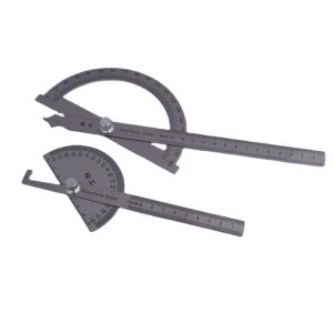 Stainless Steel Angle Finder Arm Measuring 180 Degree Protractor