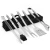 Import Stainless Steel Barbecue Tool Set 9pcs BBQ Tool Set Heavy Duty Grilling Utensils Grill Tools Packed in Bag Promotional Item from China