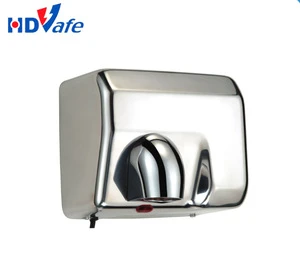 Stainless Steel Brushed Hand Dryer Rotary Push Button