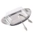 Import Stainless Steel Butter Dish with Cover  and Butter Tongs from USA