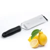 Stainless Steel Cheese Grater Ergonomic Soft Handle Lemon Ginger Potato Zester with Plastic Cover Dropshipping