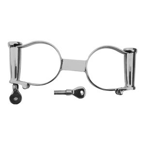 Stainless steel classic Darby style handcuffs