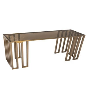 stainless steel frame modern hobby lobby furniture stone console table
