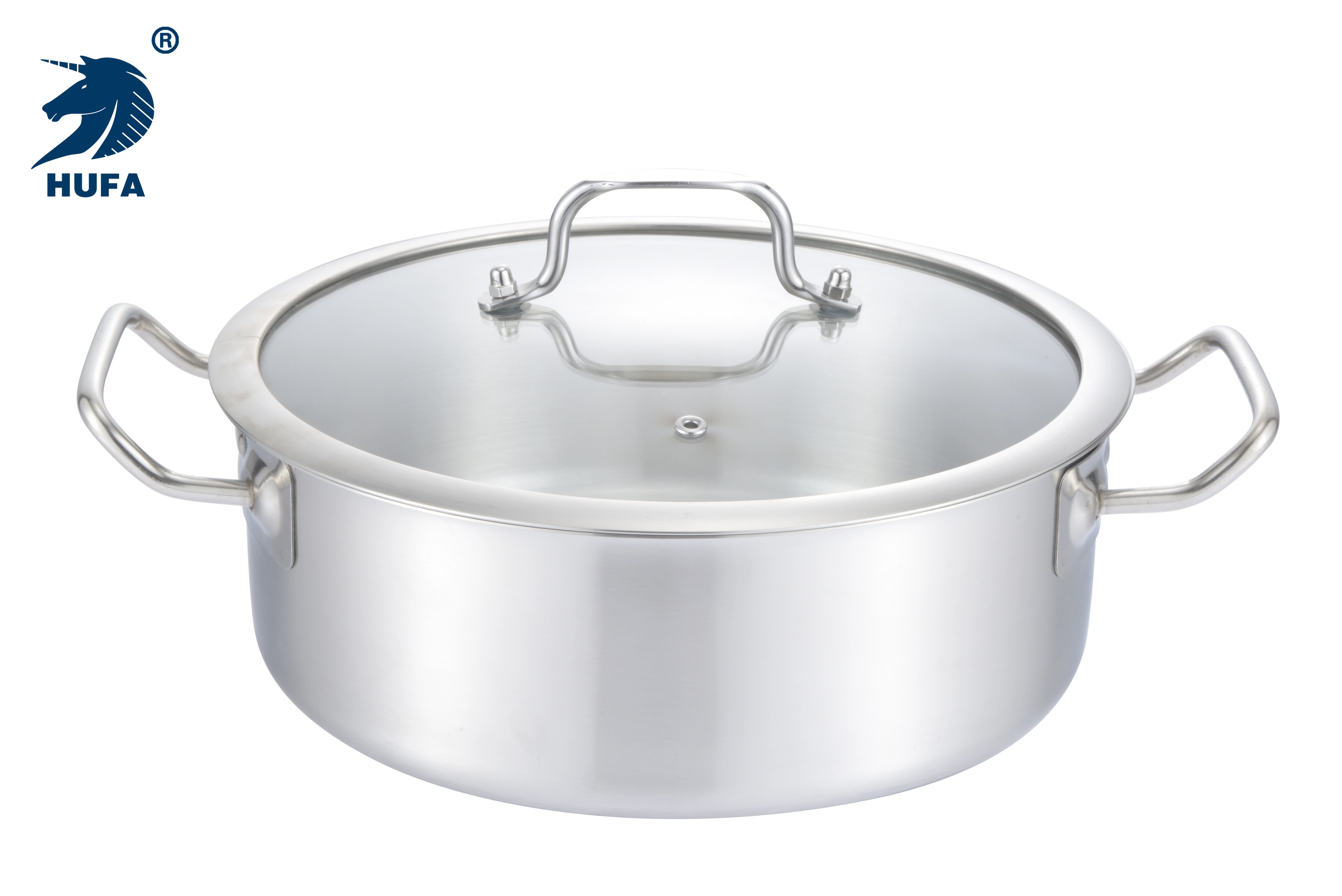 Stainless steel kitchenware cooking stock soup pot chinese food warmer hot pot