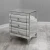 Import stainless steel legs curved mirrored dining room used chest of drawers from China
