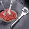 Stainless Steel Meatball Fishball Spoon easy using Meatball Making Tool with long handle Meat Ball Mold DIY Kitchen Utensil