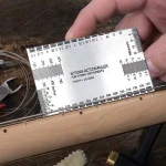 Stainless Steel Multifunctional Baroque SAR-10 String Action Ruler for String Instruments Gauge