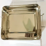 STAINLESS STEEL SURGICAL INSTRUMENT STERILIZATION BOX PLASTIC SURGERY INSTRUMENTS BOX