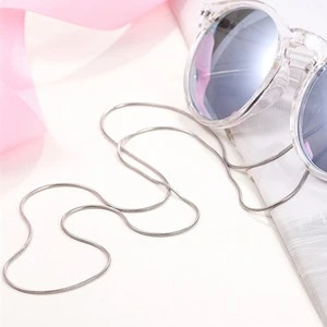 Stainless steel vacuum plating 24k gold durable color glasses eyewear rope mirror sunglasses chain