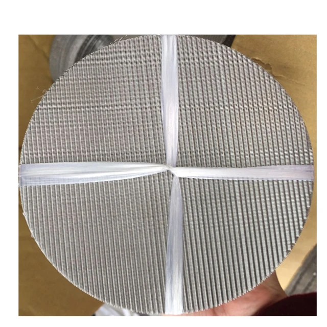 stainless steel wire mesh screen filter disc for filtering stainless steel wire mesh screen filter disc