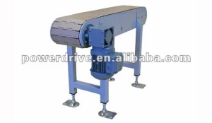 Steel CNC conveyors Machine chip Conveyor System Hinge Belt Conveyors