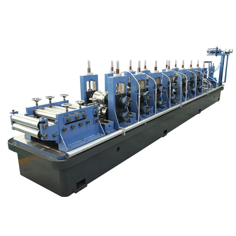 Steel Pipe Production Line Automatic ERW50 Round Tube Galvanized Steel Pipe Making Machine